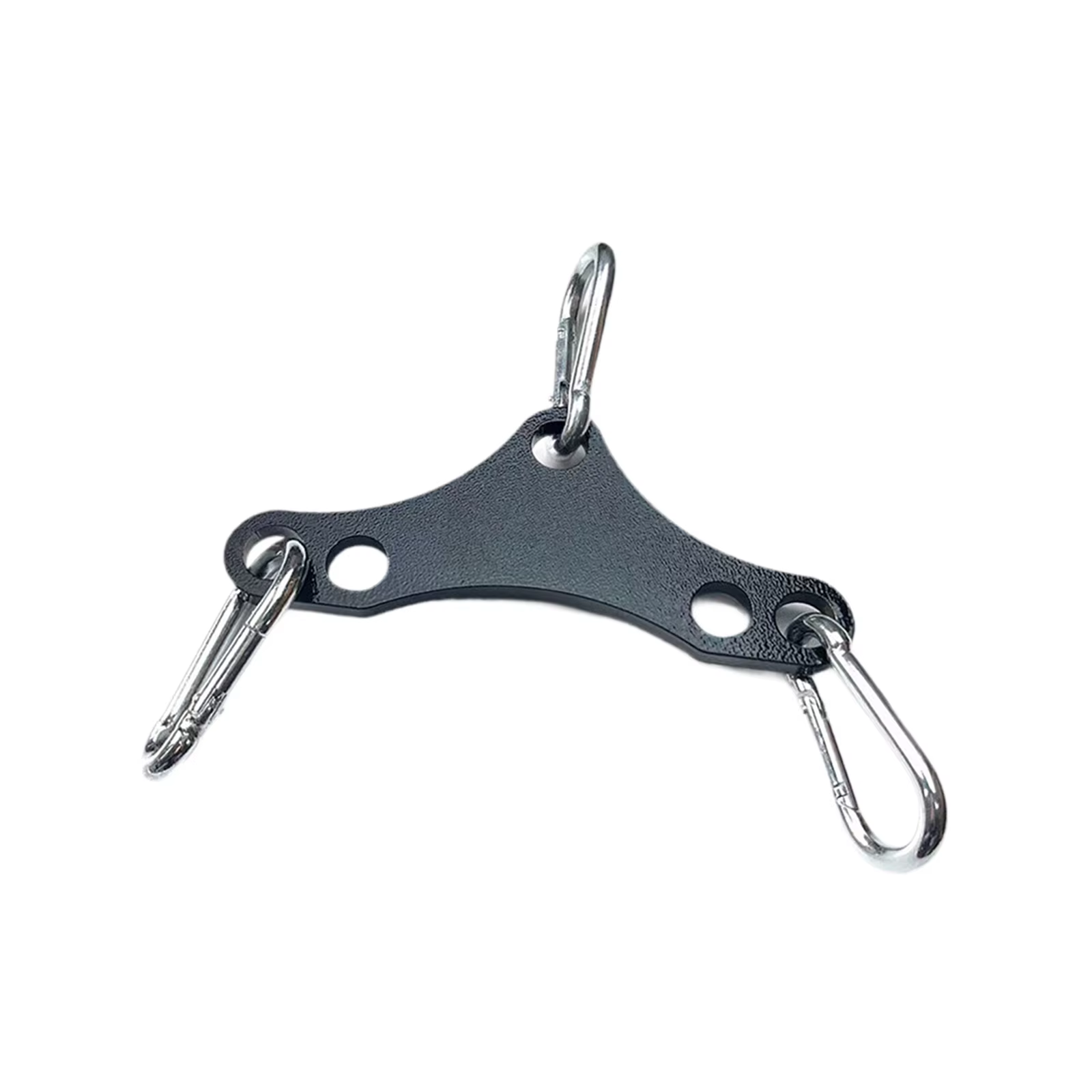 Plaque adaptatrice pour machine à câble de musculation, transformant une poignée double en simple, r