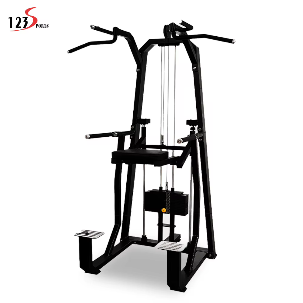 Machine de traction assistée par le menton d'immersion chargée pour le bâtiment de corps de forme ph