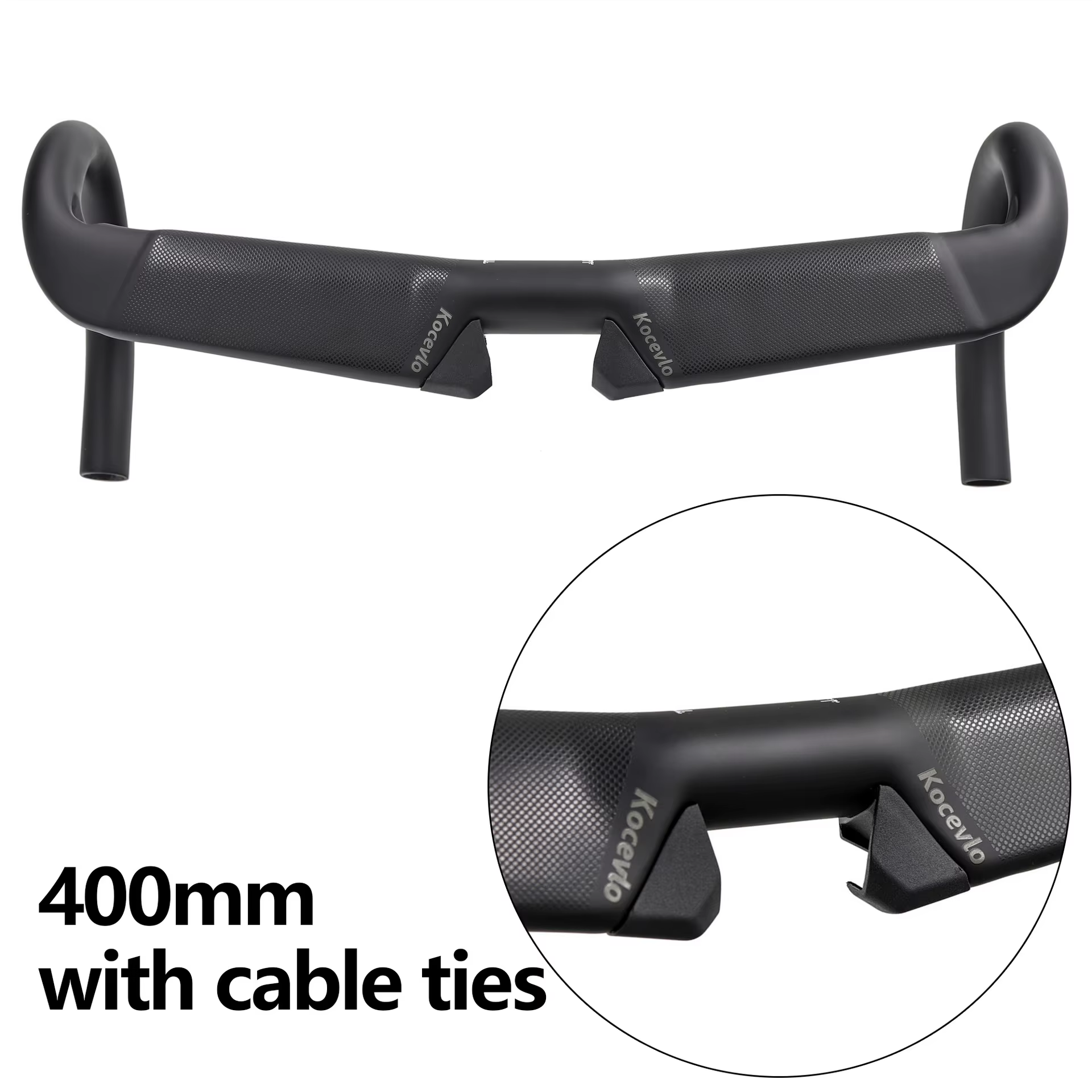 Guidon de vélo de route entièrement en Fiber de carbone T1000, guidon de vélo de sport, barre de chu