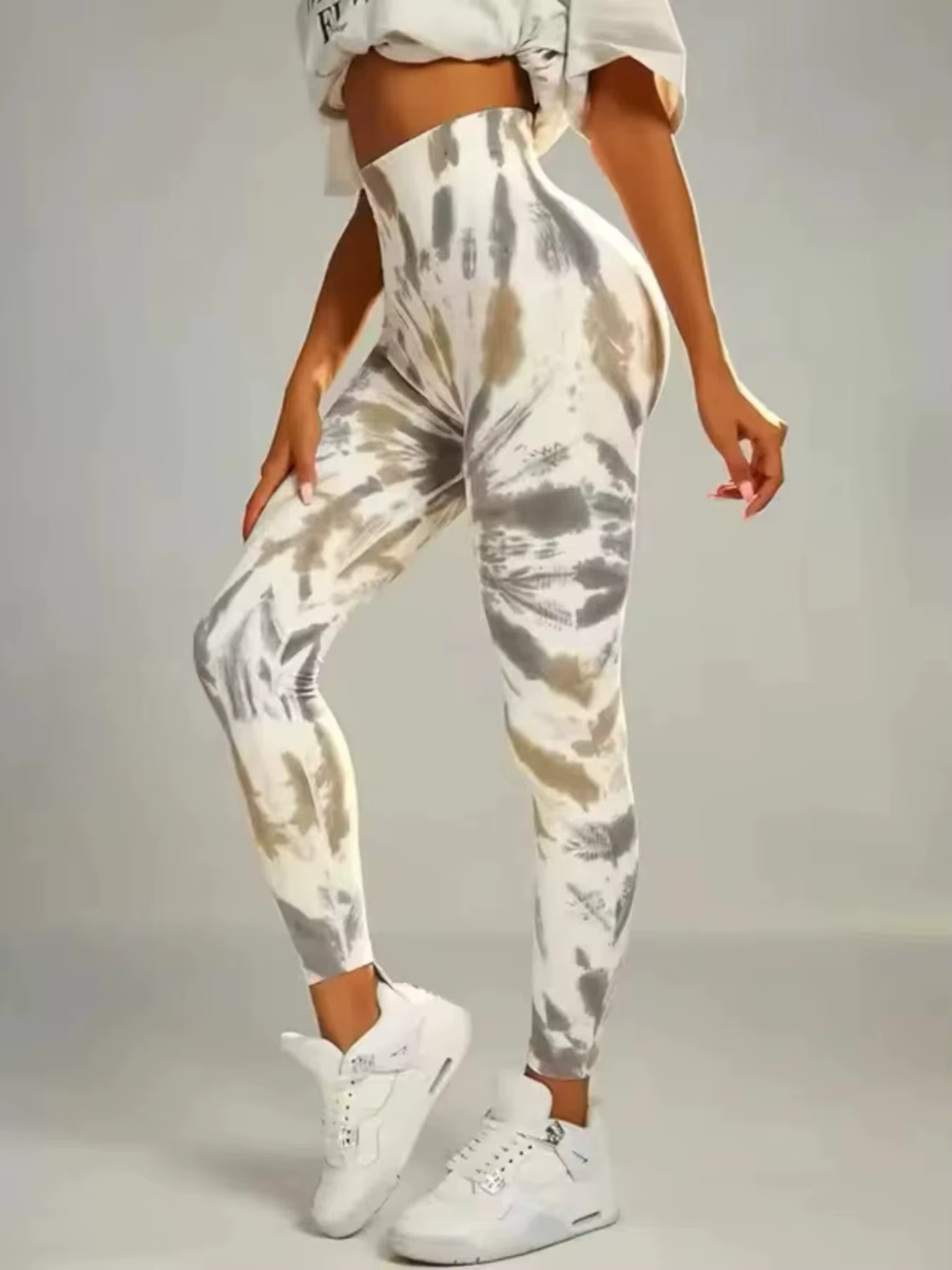 Tie Dye pantalons de Yoga Leggings de gymnastique femmes sans couture taille haute Push Up collants