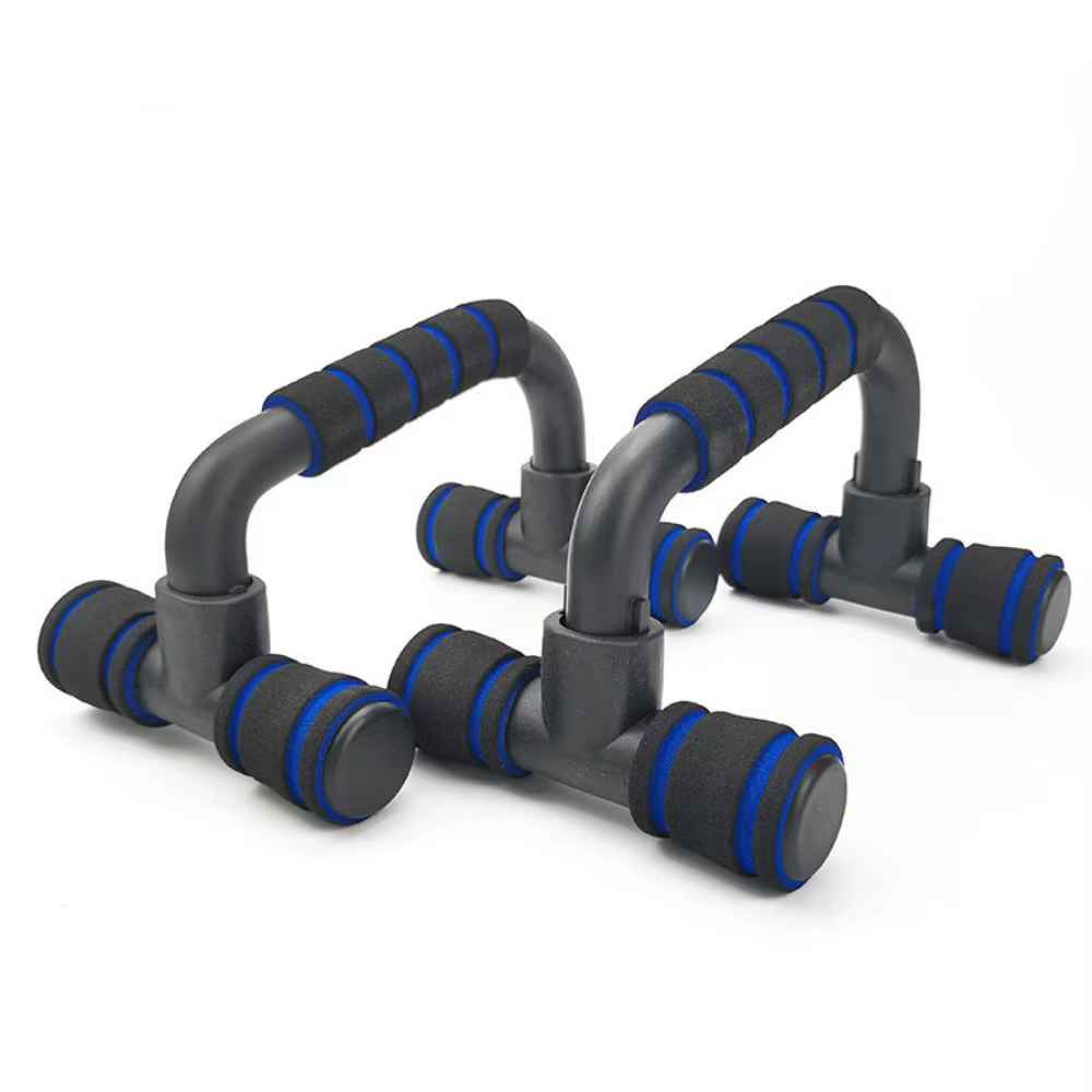 1 paire de supports de pompes antidérapants, barres de poussée solides et stables, barres parallèles