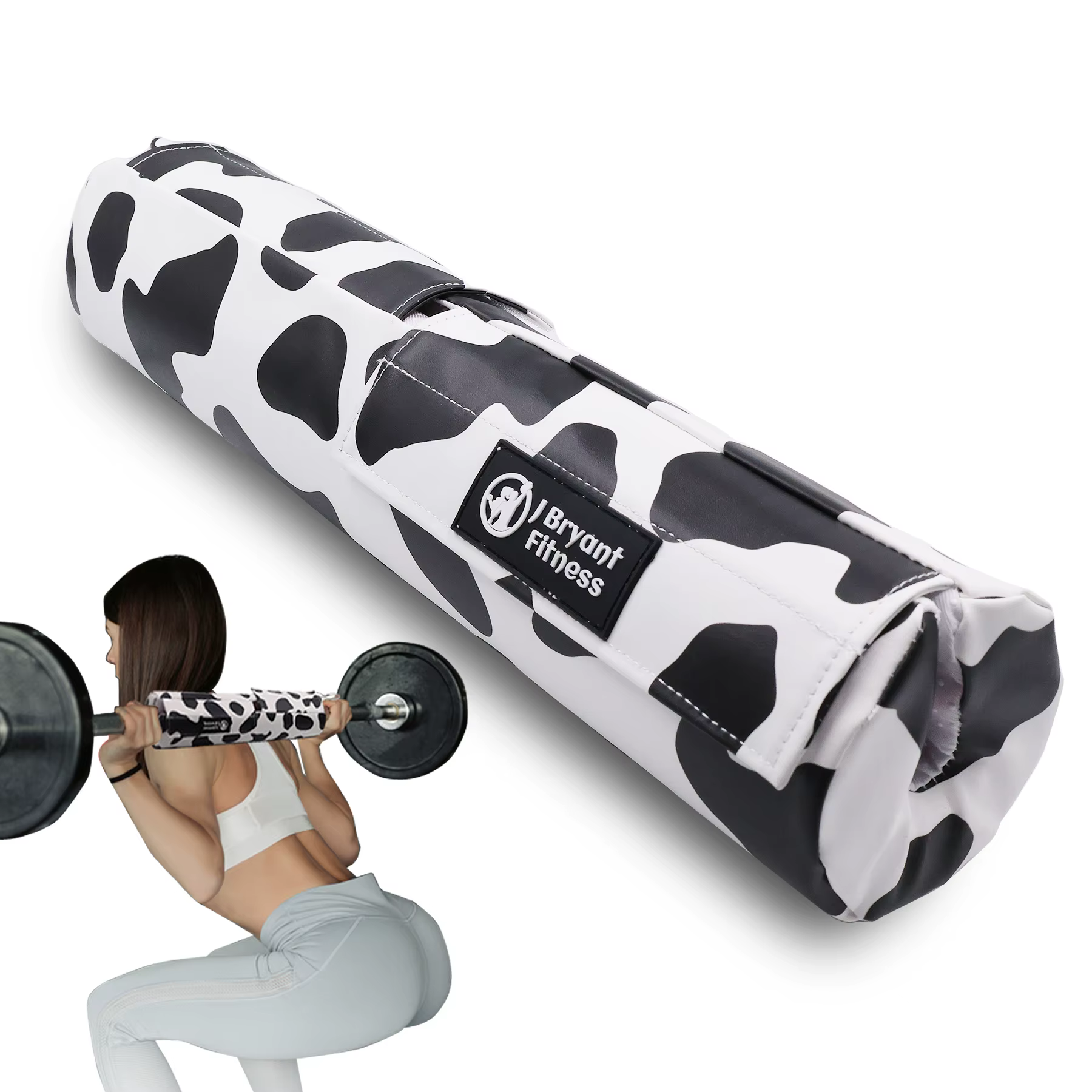 Coussin de squat antidérapant avec mousse optique, poussée de hanche, haltère, cuir PU, rembourrage,