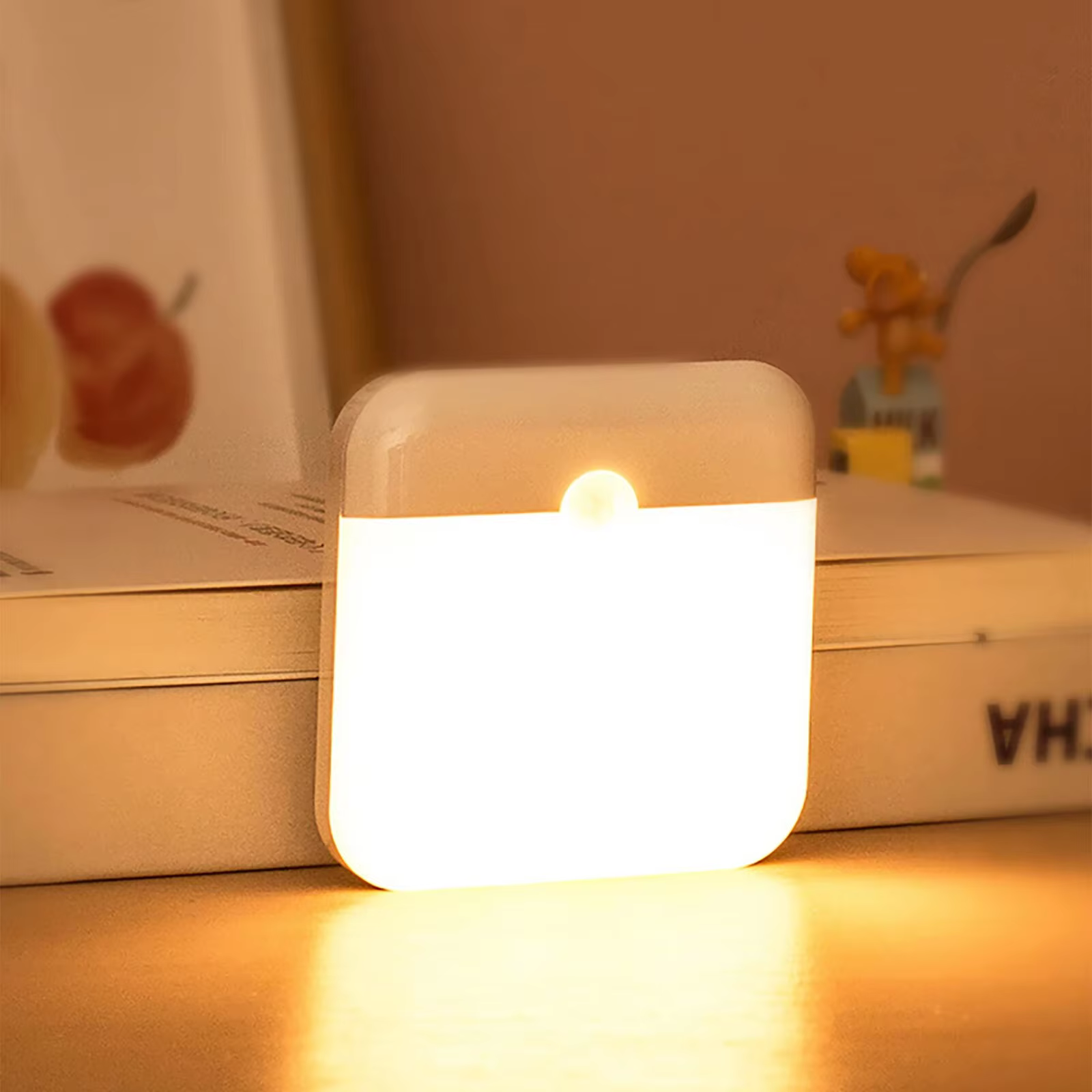Veilleuse LED sans fil, lanterne avec capteur de mouvement humain, applique murale Rechargeable, pou