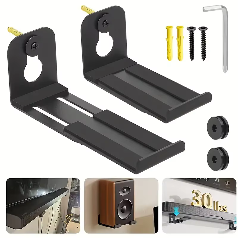 Support de montage mural pour barre de son pour Samsung, Bose, Vizio, LG, Sony avec profondeur régla