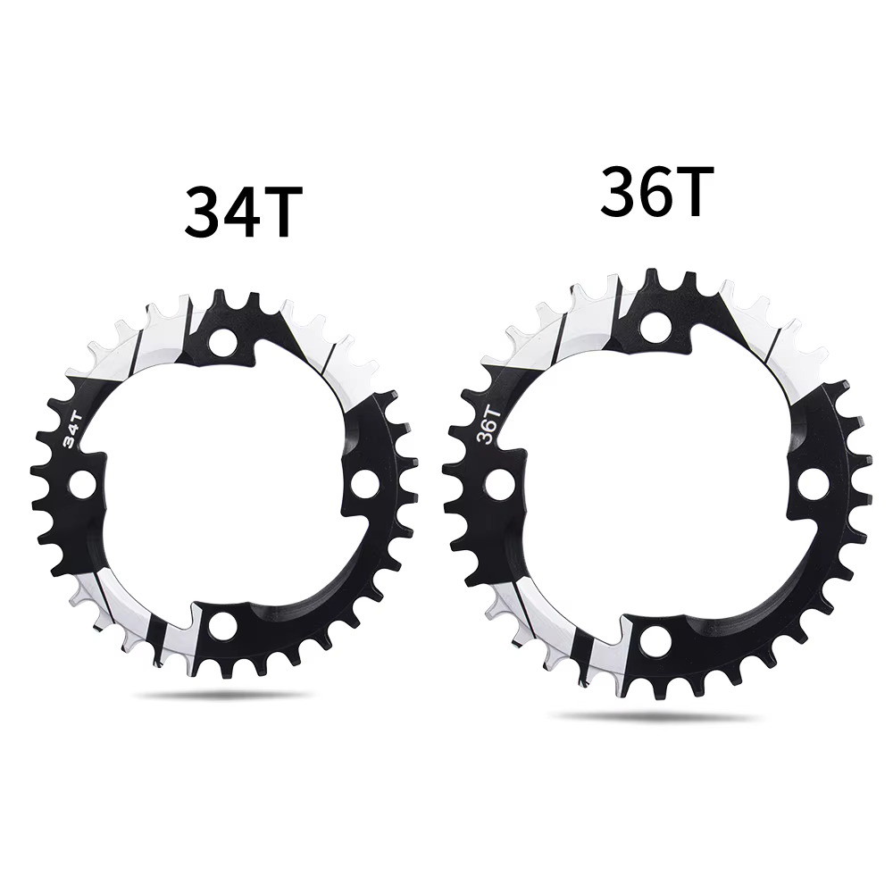 BOLANY VTT pédalier 170MM 104BCD pédalier manivelle creuse en alliage d'aluminium vtt vélo manivelle