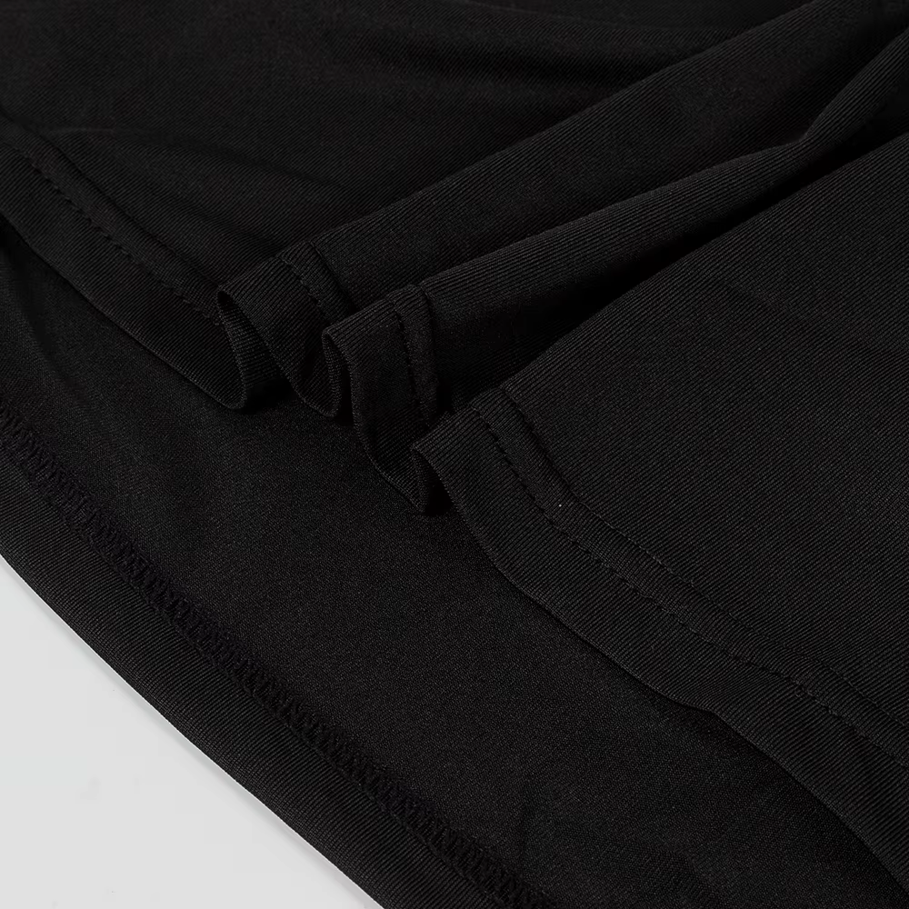 T-shirt moulant de sport de musculation pour hommes, col roulé à Compression, manches courtes, gymna