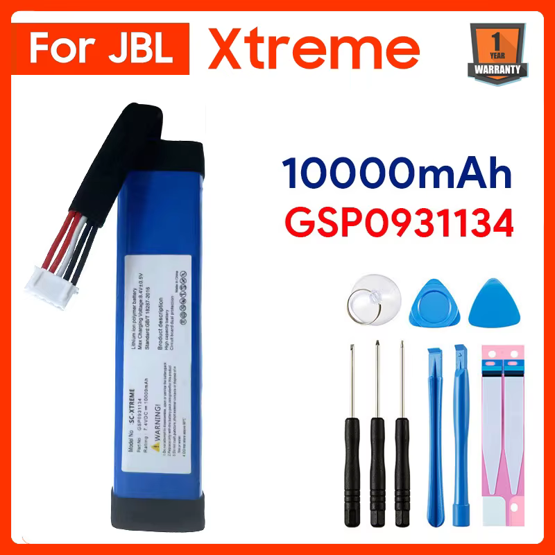 Batterie 2022 100% originale, 10000mAh, 37.0Wh, pour JBL xtreme1 extreme Xtreme 1 GSP 0931134   Numé
