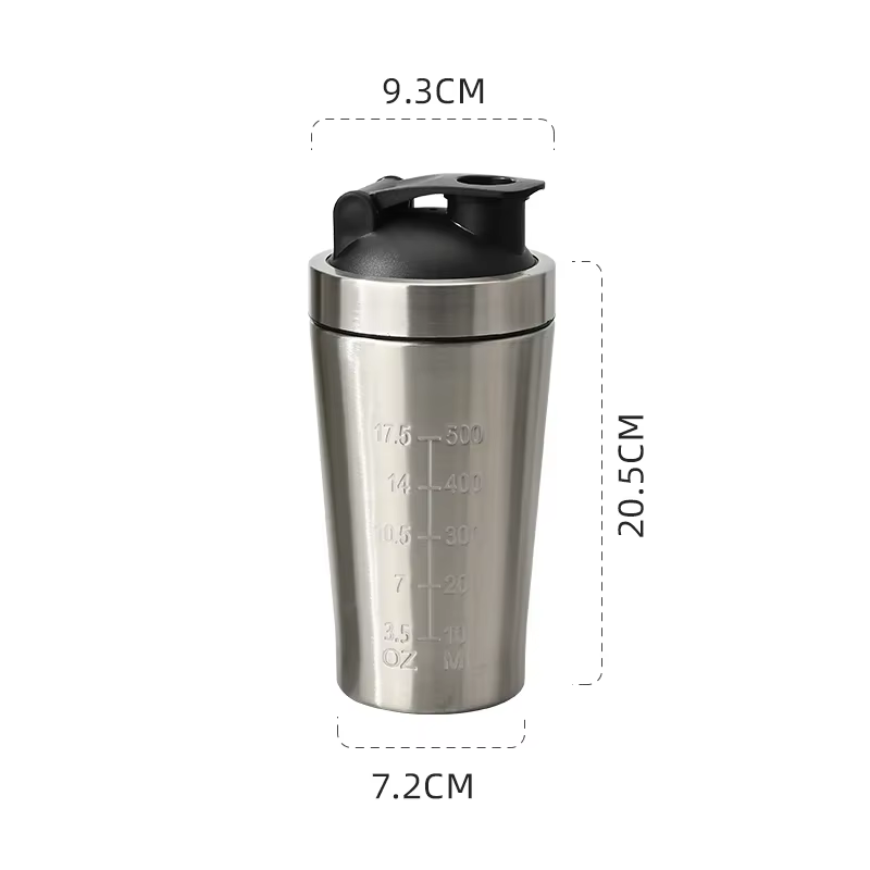 Thermos en acier inoxydable, Shaker à protéines, tasse Portable, Fitness, sport, flacons sous vide,