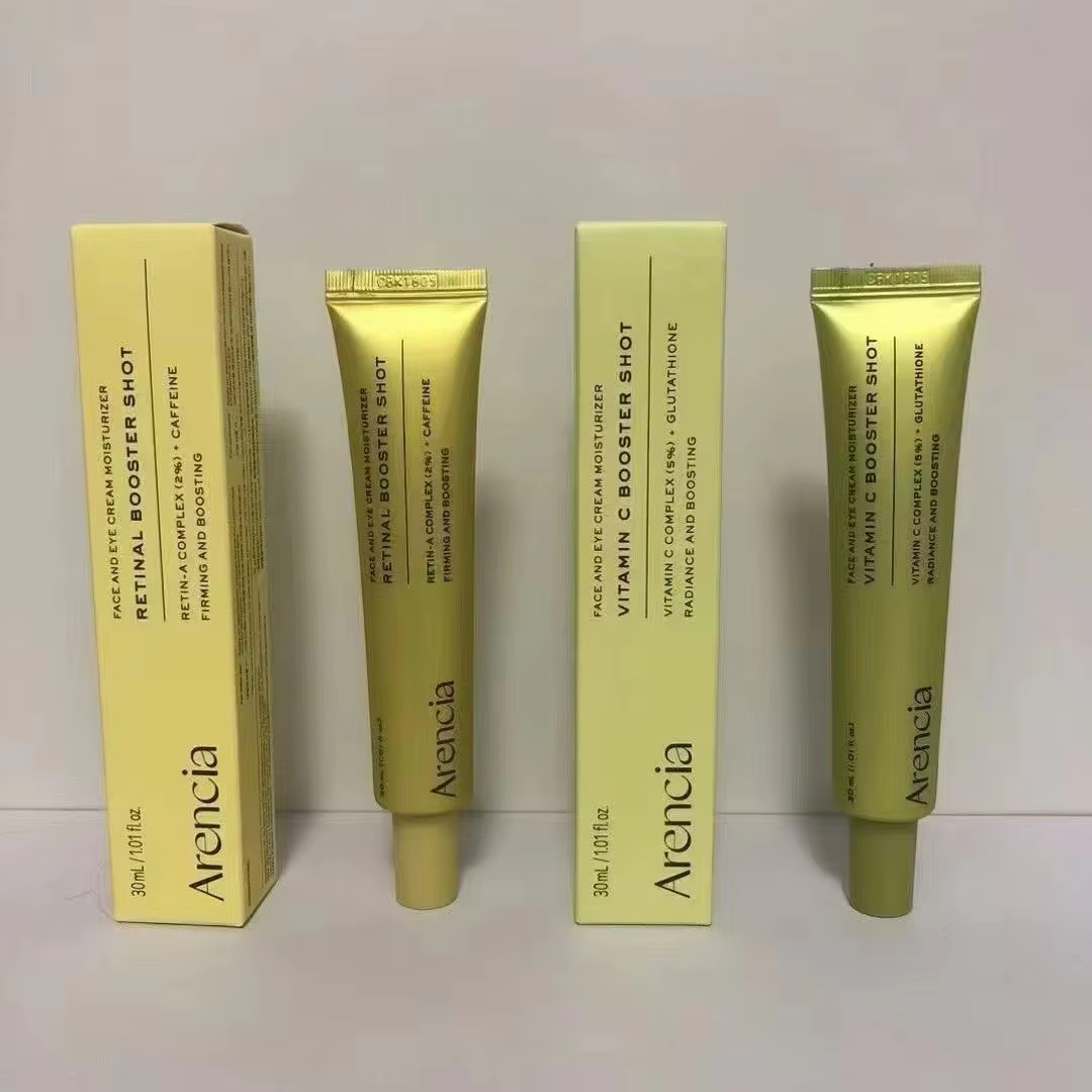 Crème Contour des Yeux Arencia RETINAL Booster Shot Vitamine C & Glutathion – Éclaircissante Anti-Te