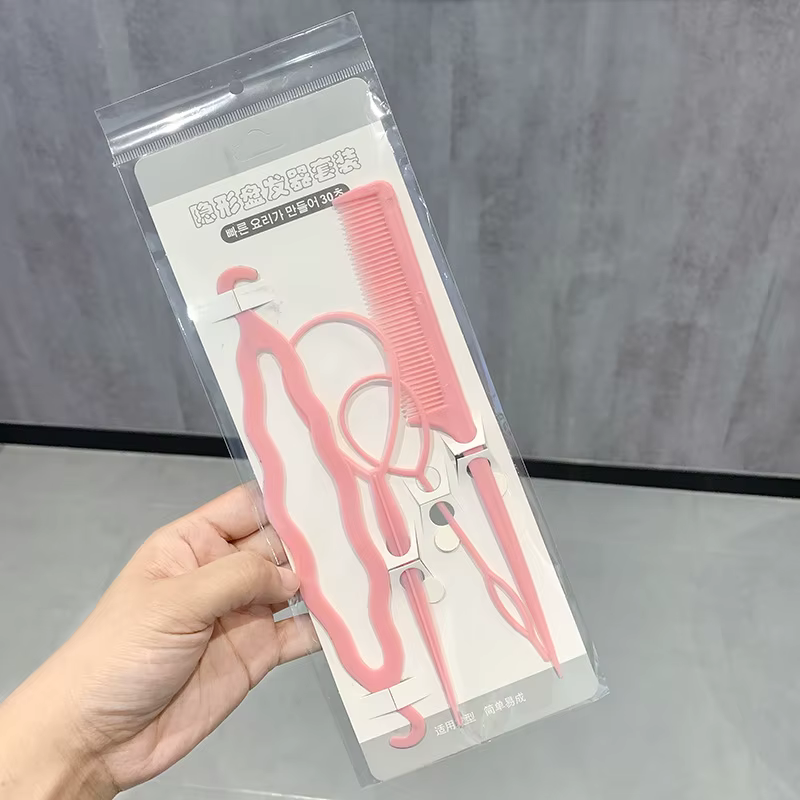 Outil de coiffure : Aiguille magique pour faire des chignons, accessoire de coiffure pour queue de c