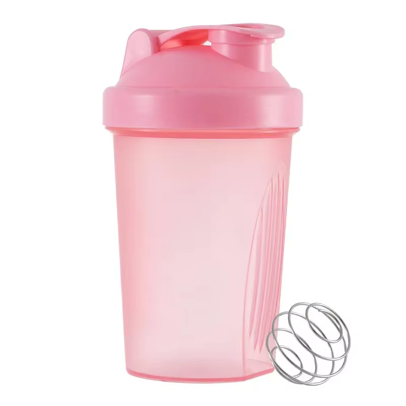 Bouteille shaker pour protéines de 400 ml avec boule de mélange, bouteille d'eau anti-fuite, gobelet