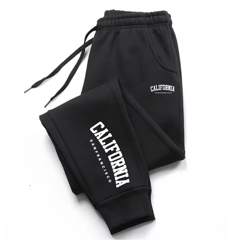 Pantalons de sport de Jogging pour hommes, pantalons de survêtement quotidiens, décontractés et poly