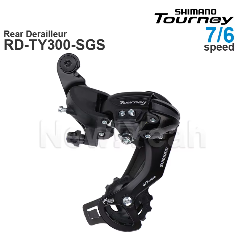 Groupe de transmission SHIMANO Tourney 7 vitesses comprenant SL-M315, RD-TY300, CS-HG200, MF-TZ500, 