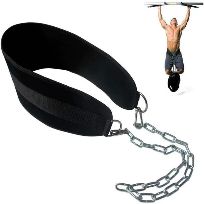 Ceinture côtelée lestée avec JODouble D-Ring, sangle de soutien dorsal, équipement de gymnastique à 