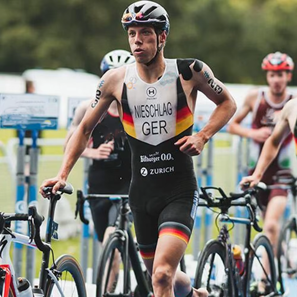 Cyclisme Triathlon Trisuit été hommes vélo vêtements Roupa De Cicliamo Pro équipe vélo De route vélo