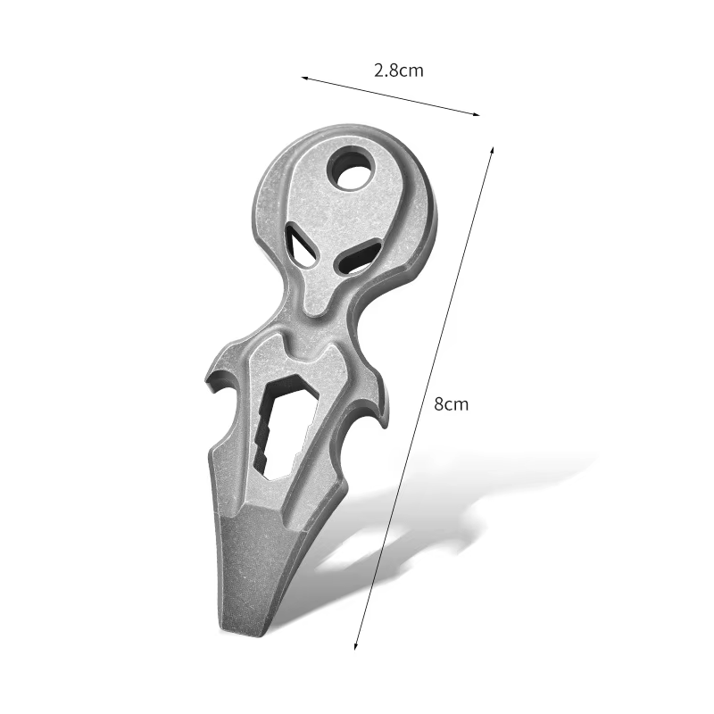 EDC – barre de levier en alliage de titane, petit outil multifonctionnel, camping en plein air, ouvr
