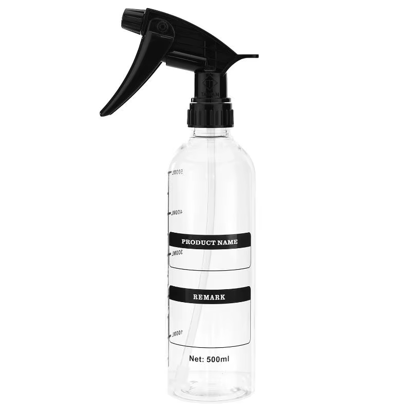 Bouteille pulvérisatrice de haute qualité de 500 ml, résistante aux acides et aux alcalis, idéale po