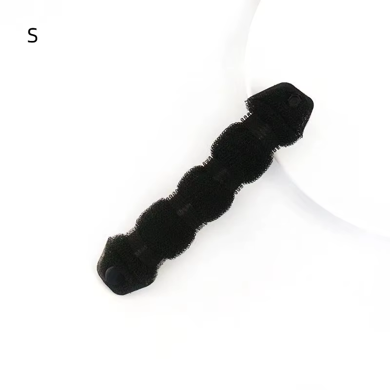 Chignon Magique Noir/Marron, Outil de Coiffure Type Donut, Accessoire pour Cheveux, Épingle à Cheveu