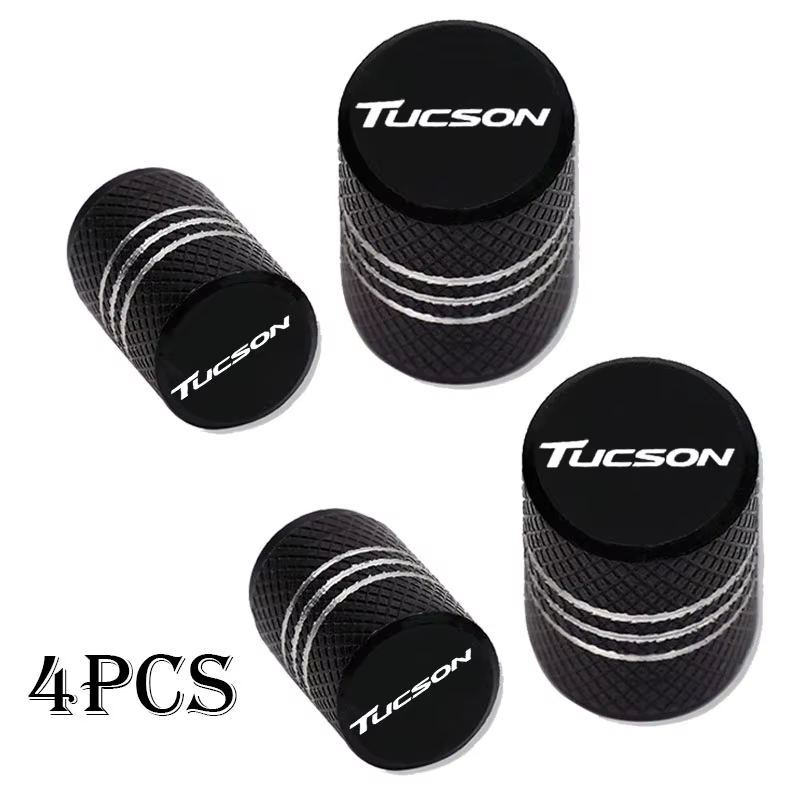 Bouchons de Valve de pneu de roue de voiture, accessoires pour Hyundai Tucson, couvercles de tige de