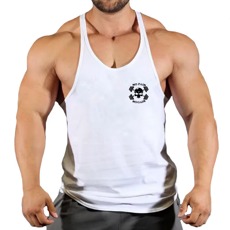Débardeurs de musculation 2026 pour hommes – Maillots de sport en coton pour la musculation et le fi