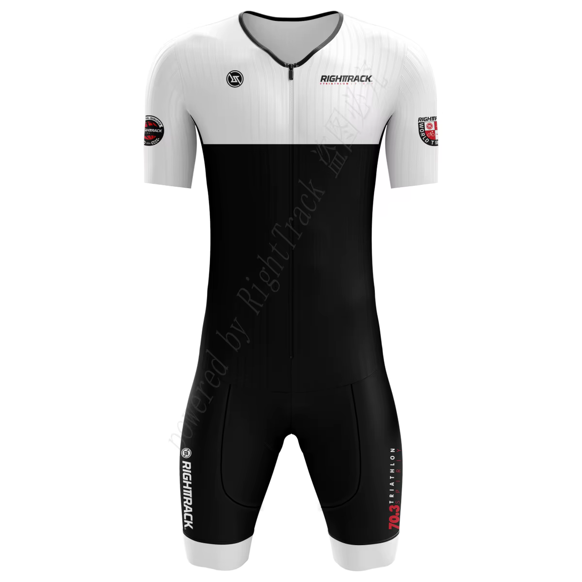 Nouveau Triathlon 70.3 Trisuit Champ du monde combinaison à manches courtes vêtements natation cycli
