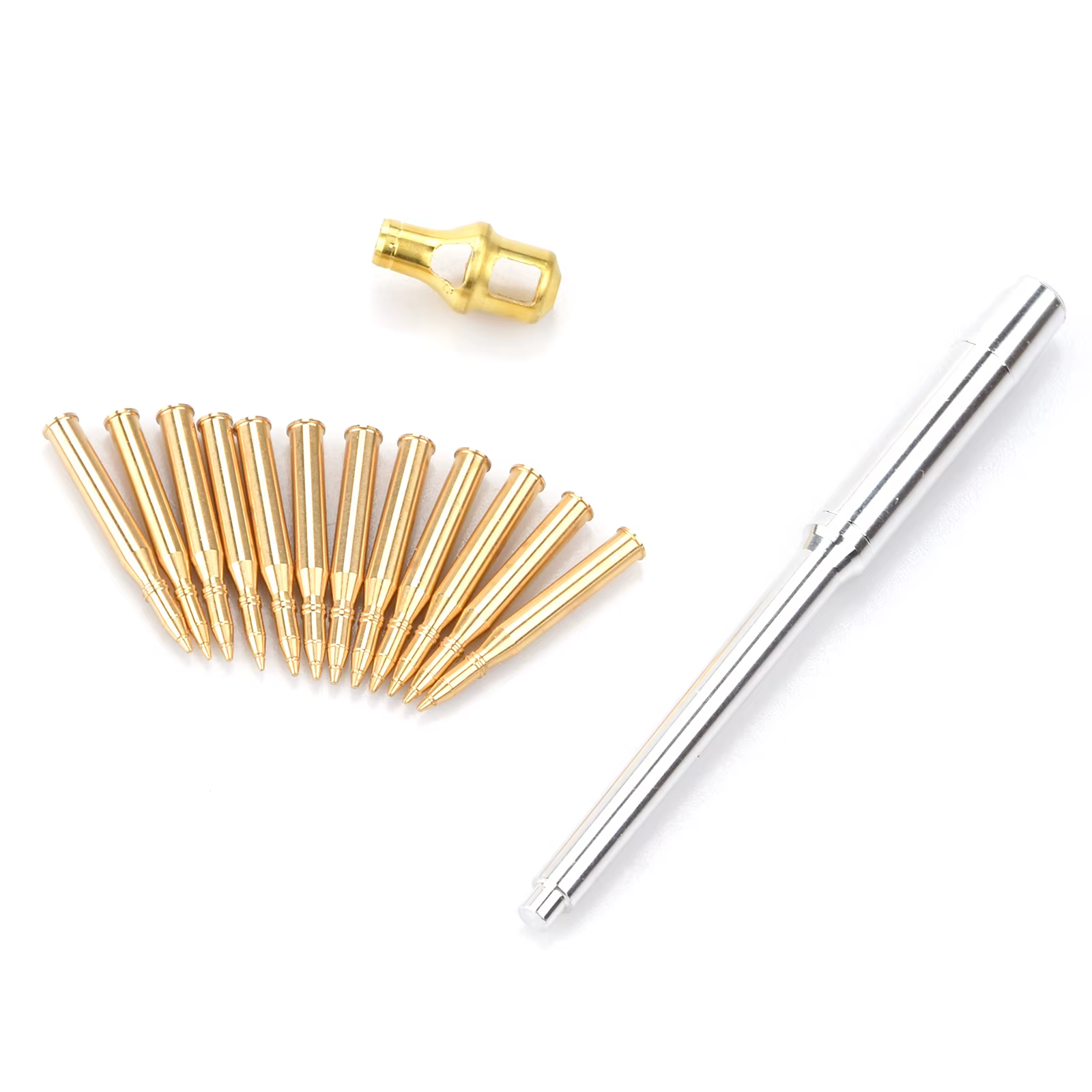 Kit de baril en métal en aluminium avec coques en laiton, accessoires de modèle précieux Tiger I, pi