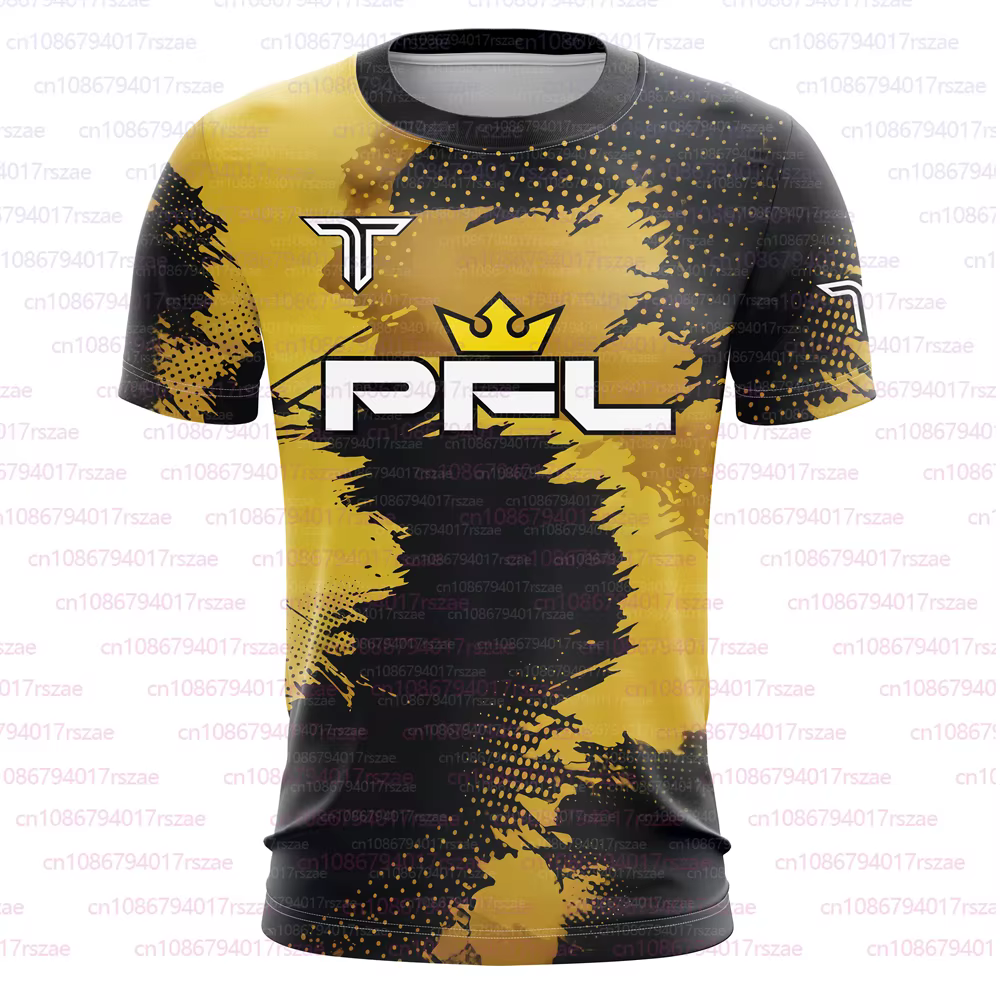 PFL Walk 2025 maillot de boxe hommes été Sparring MMA uniforme vêtements Sports de plein air à manch