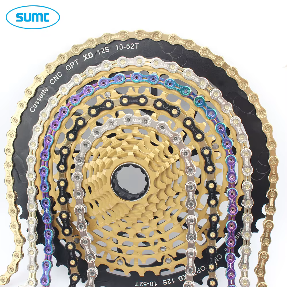 SUMC 13 vitesses vtt chaîne de vélo de route 126L SX13 boîte d'origine 13V chaîne de vélo avec lien 