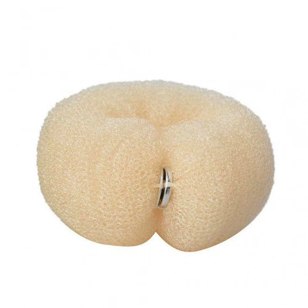 Chignon Magique Noir/Marron/Beige : Outil Coiffure Donut Bagel pour Cheveux, Épingle à Cheveux, Acce