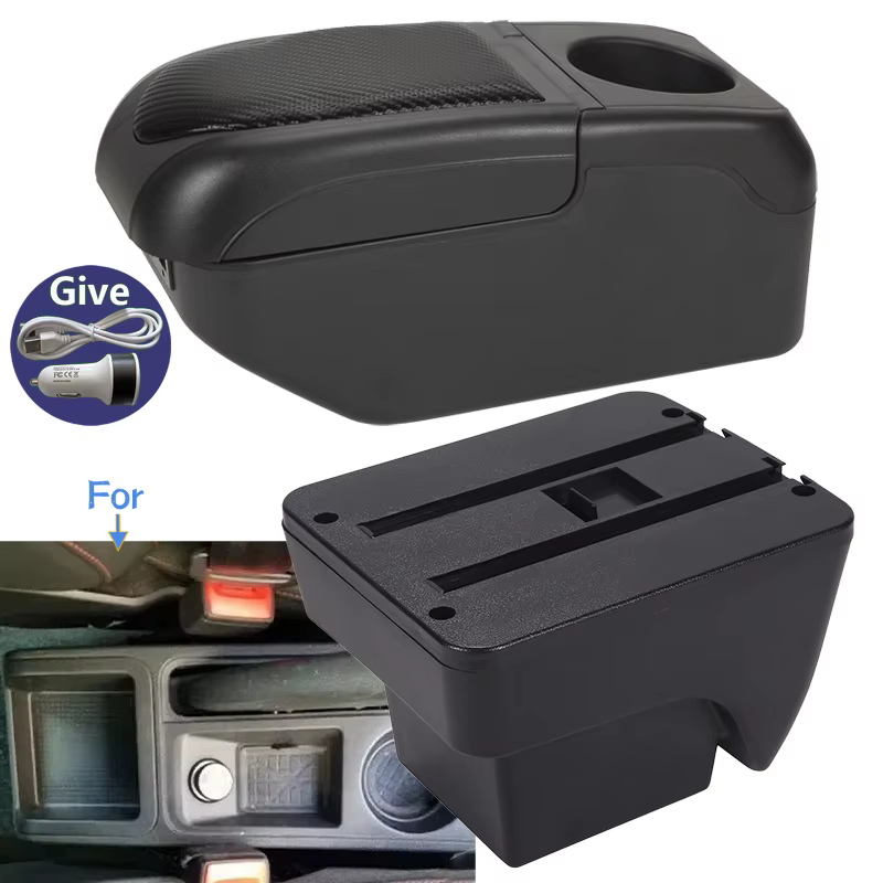 Boîte d'accoudoir pour Seat Ibiza 6J Ibiza 6L, 2018-2025, Boîte de rangement automobile, Accessoires