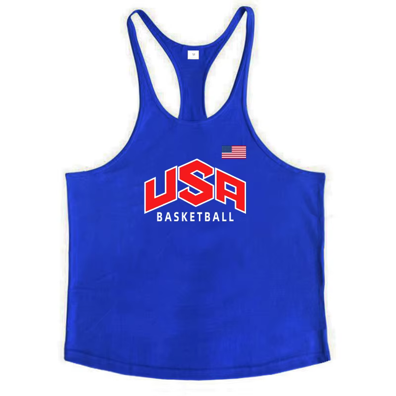 Marque vêtements hommes Sport sans manches Stringer Gym musculation Fitness entraînement Muscle chem