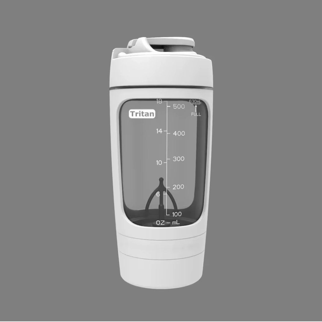 Bouteille shaker électrique 630 ml, portable, pour protéines de lactosérum, mélangeur automatique, m