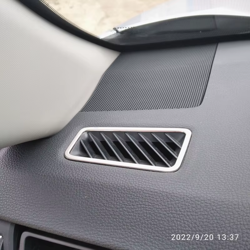 GarjuvenMetal Garniture d'évent avant, accessoires intérieurs pour Toyota Rav4, Rav 4, XA50, 2019, 2