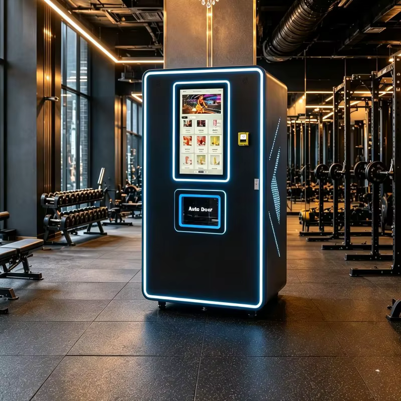 Distributeur intelligent de boissons protéinées personnalisées avec écran tactile et paiement sans a