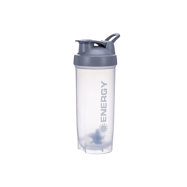 La bouteille Shaker Portable de 500/700ml avec boule d'agitation est parfaite pour les shakes protéi