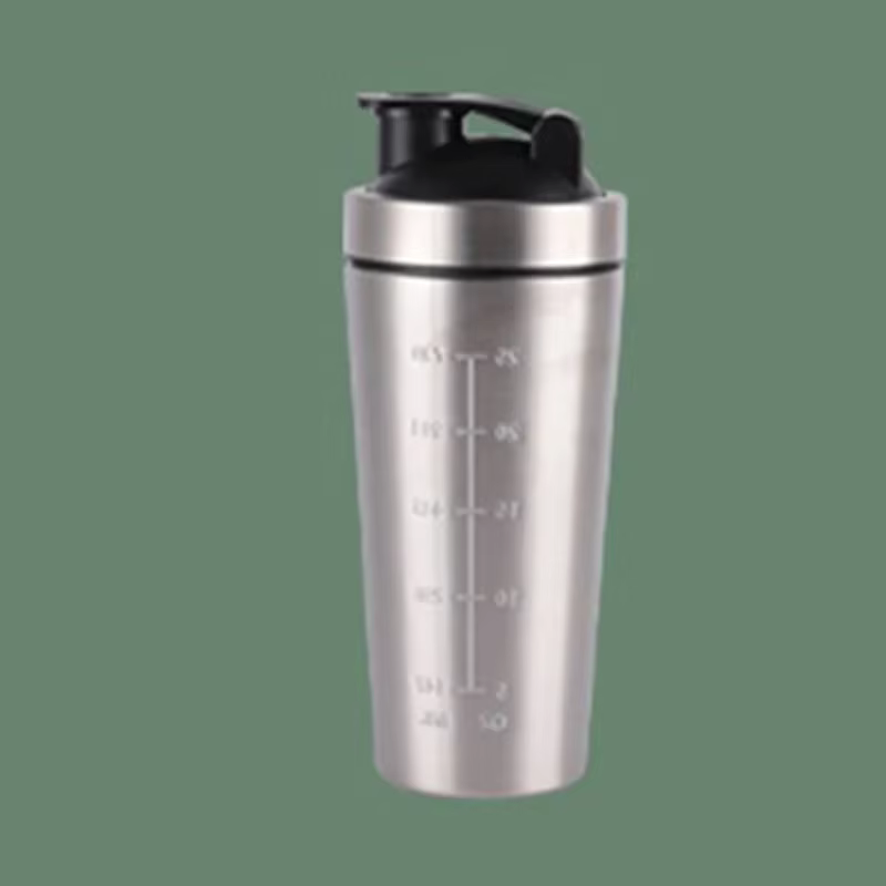 Bouteille Shaker Portable en acier inoxydable, poudre de protéines, anti-fuite, tasse de Sport avec