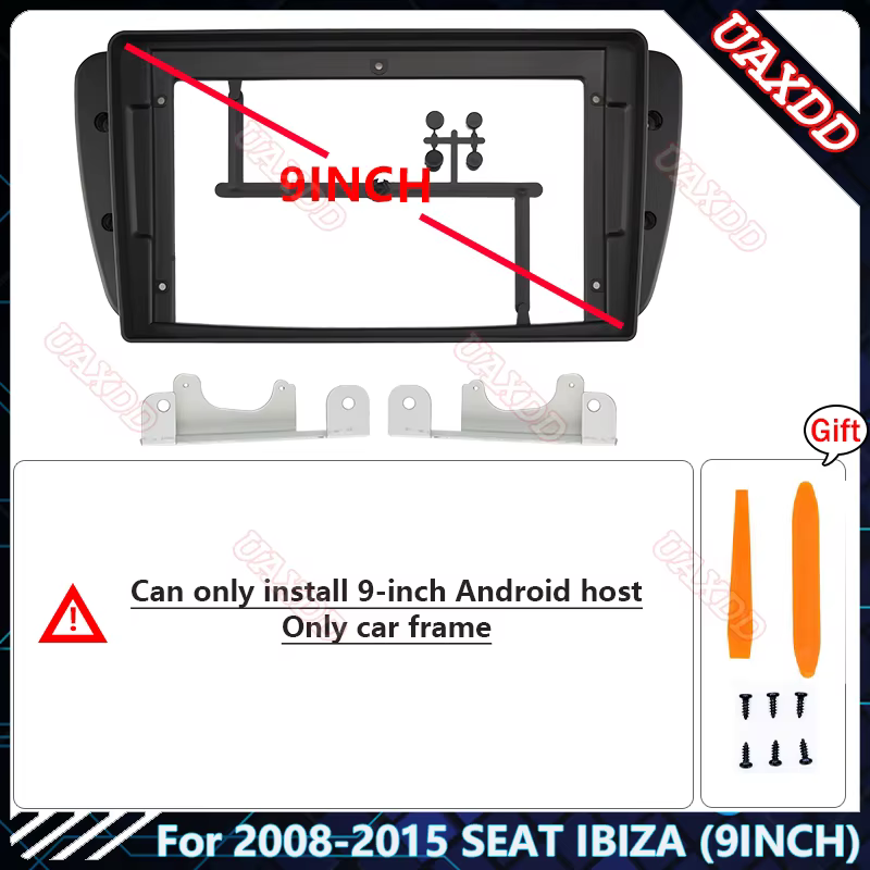Pour SEAT IBIZA 2008-2015, autoradio MP5 9 pouces, système Android, faisceau de câbles, écrans, acce