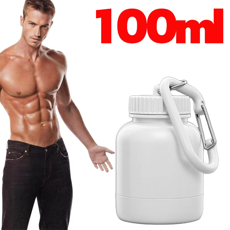Conteneur de poudre de protéines de voyage, petite boîte à pilules portable, stockage de compléments