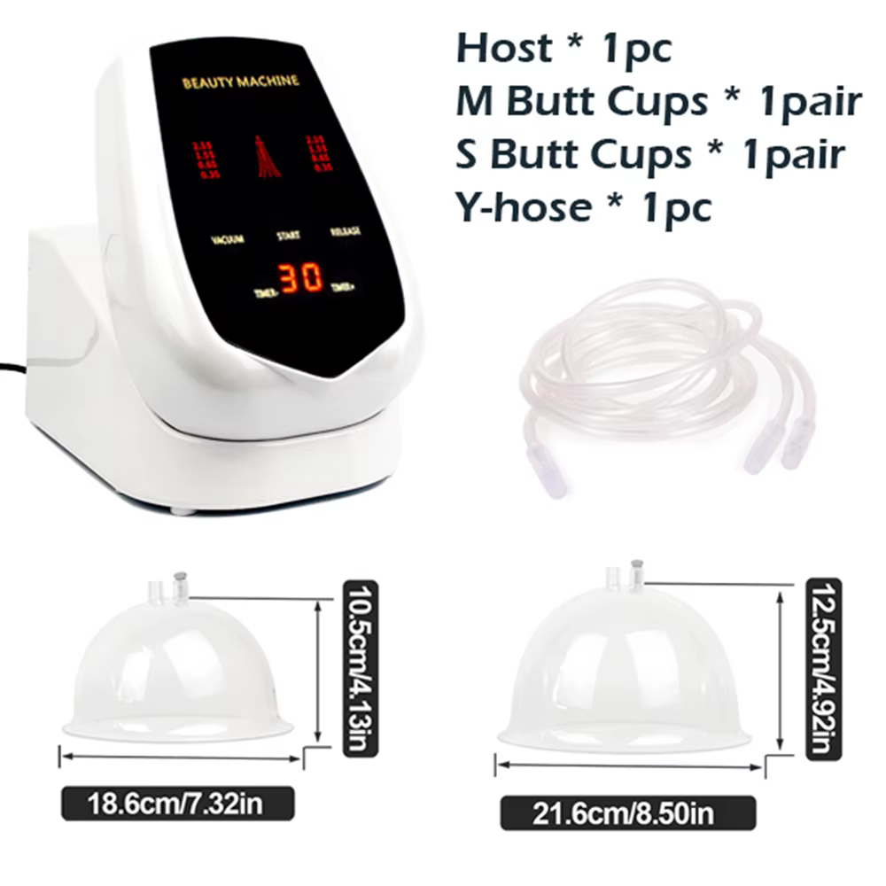 Machine de levage de fesses sous vide, tasses de grande taille, thérapie de levage par aspiration, p