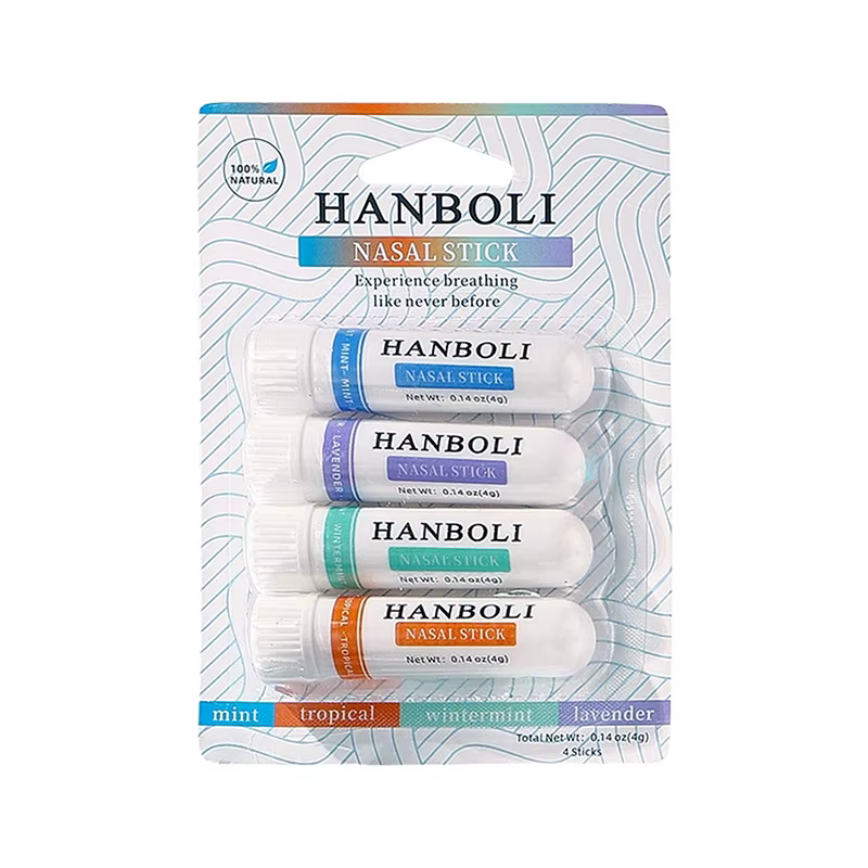 [TG820] 4 bâtonnets nasaux pour améliorer la concentration, favoriser la respiration, procurer une s