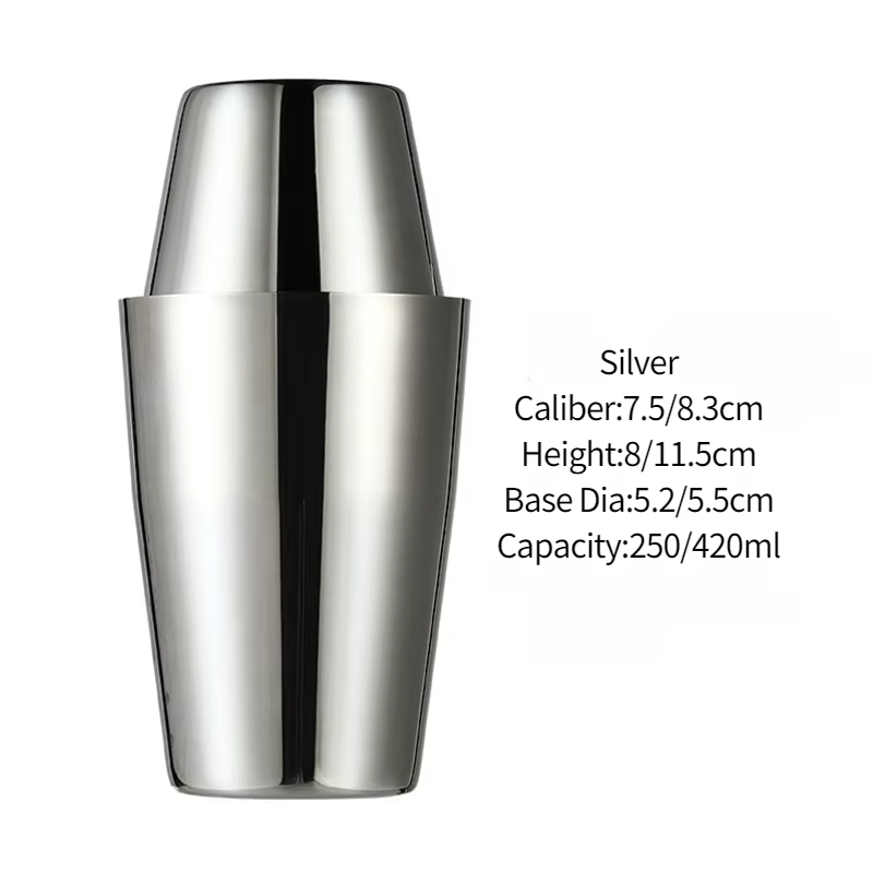 Bar Cocktail Shaker Boston Shaker acier inoxydable gravure Shaker Bar accessoire barman outils pour