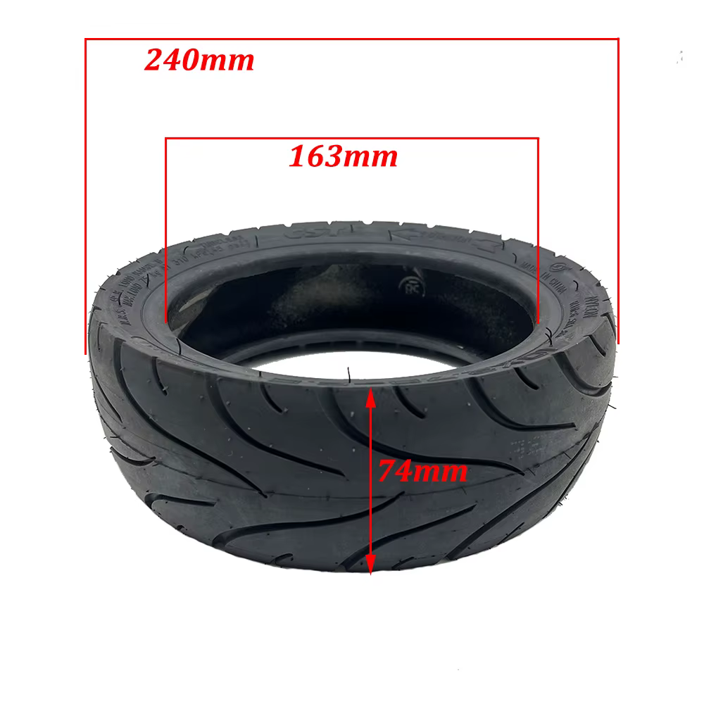 CST 10x2.70-6.5 pneu Tubeless pneu à vide de haute qualité pour les composants de roue pneumatique d