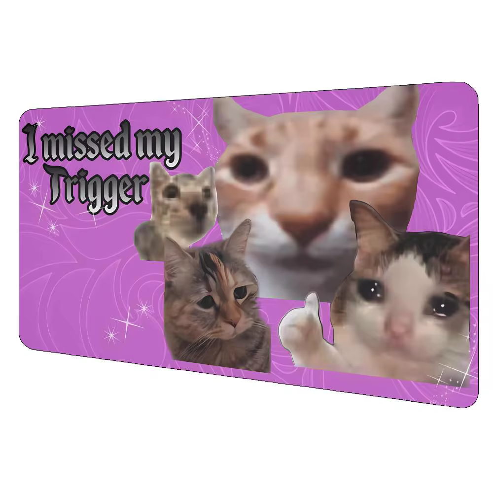 Tapis de jeu Magic The Gathering, tapis de jeu amusant avec des mèmes, tapis de jeu de société en ca