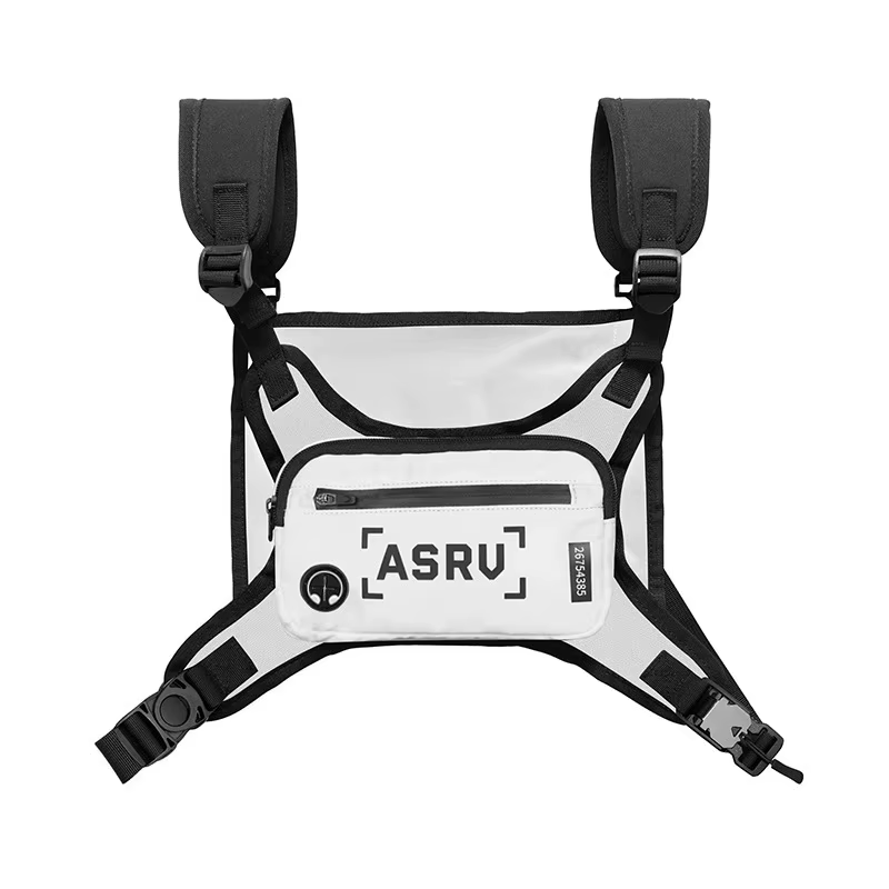 Sac de course pour homme, gilet de sport, sac banane d'entraînement, streetwear hip-hop, support de 