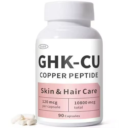 Complément alimentaire au peptide de cuivre GHK-CU pour les cheveux et la peau en capsules - Ensembl