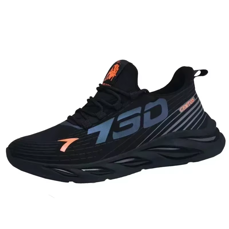 Chaussures de course légères en maille respirante pour hommes, baskets de sport, marque tendance, no