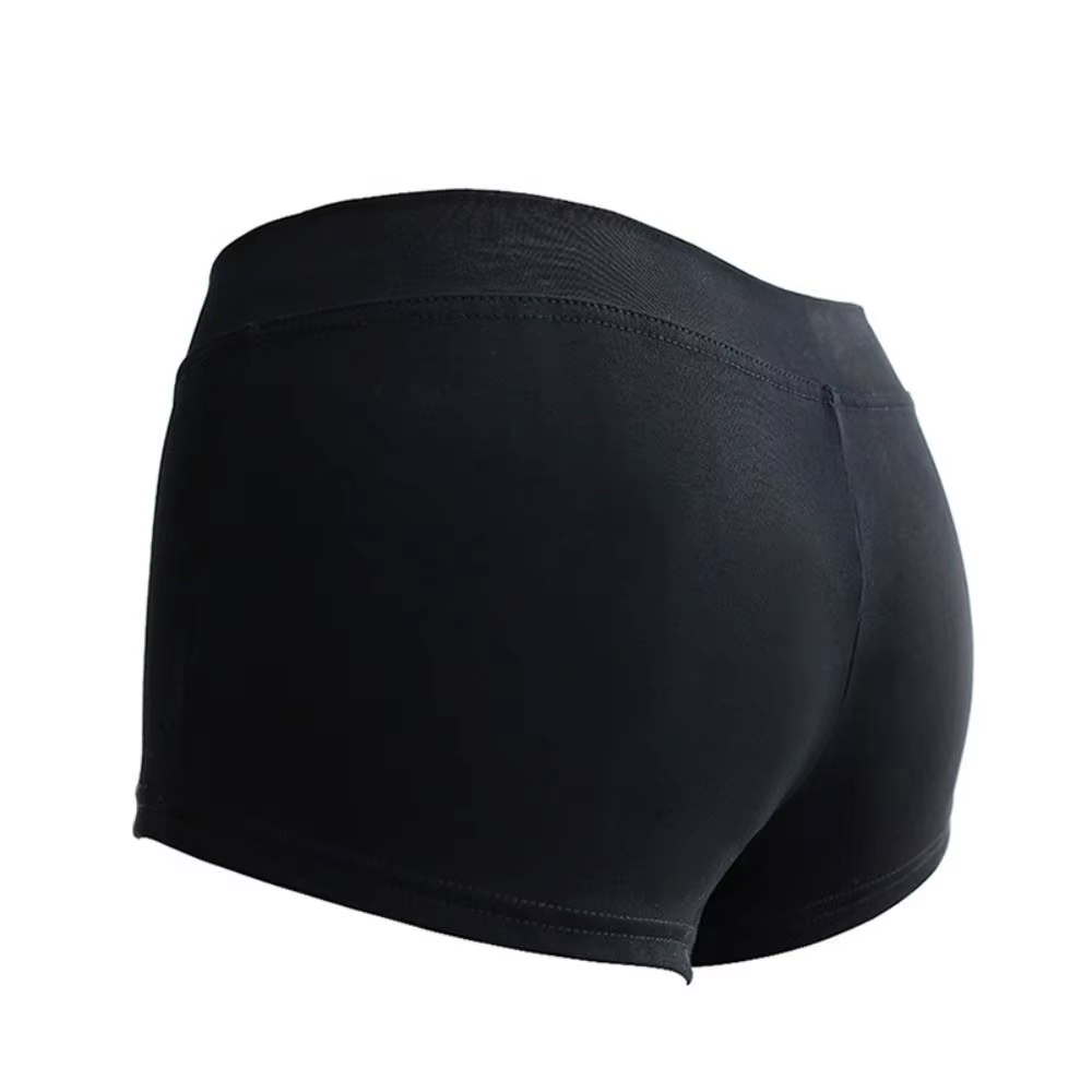 Short de sport ultra court, noir, pantalon de ballet, serré, taille basse, simple, décontracté, fitn