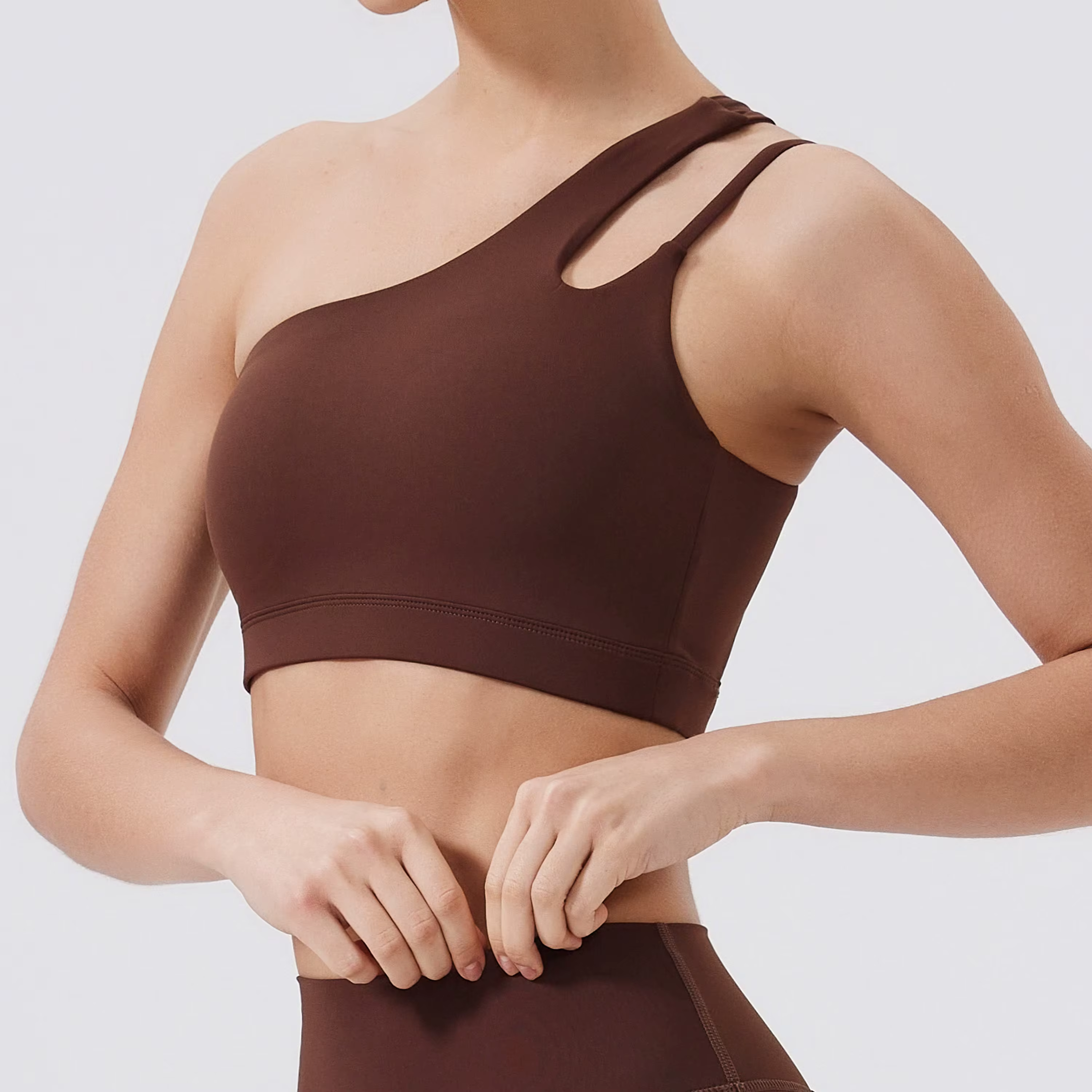 Femmes soutien-gorge de sport Push Up Fitness soutiens-gorge une épaule antichoc Yoga soutien-gorge