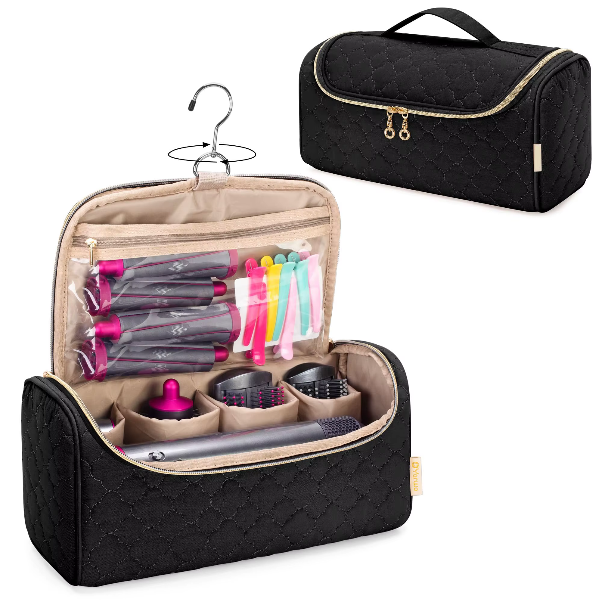 Étui de voyage compatible pour Dyson Airwrap Multi-Styler tous les modèles et accessoires, sac de ra
