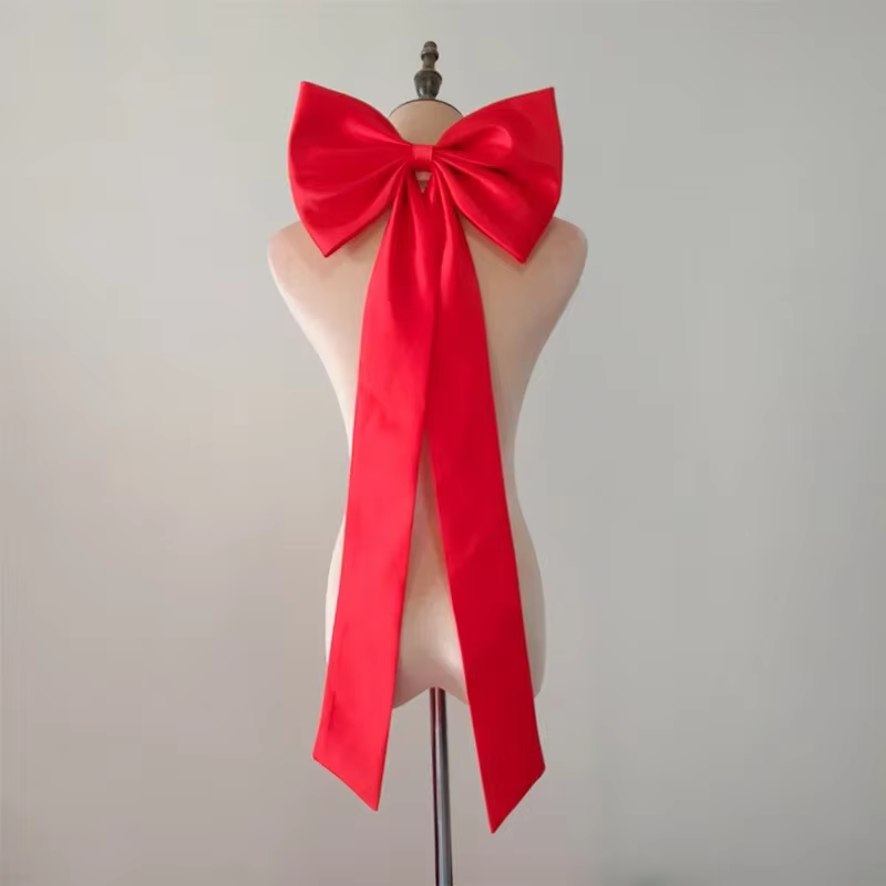 Accessoire de nœud papillon de mariage pour robe de mariée détachable avec épingle, robe de mariée é